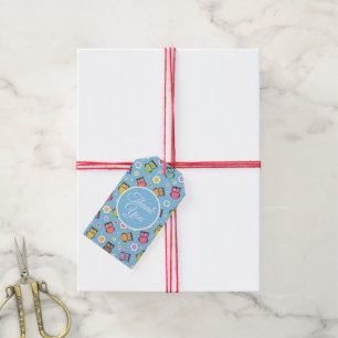 Wischmuster Geschenkanhänger