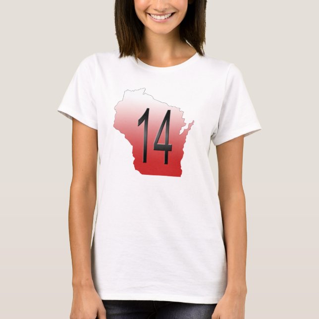 Wisconsin 14 T-Shirt (Vorderseite)