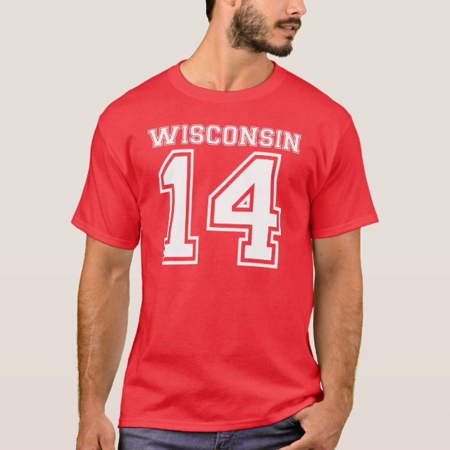 Wisconsin 14 T-Shirt (Vorderseite)