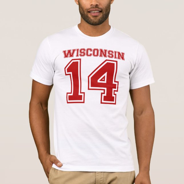 Wisconsin 14 T-Shirt (Vorderseite)