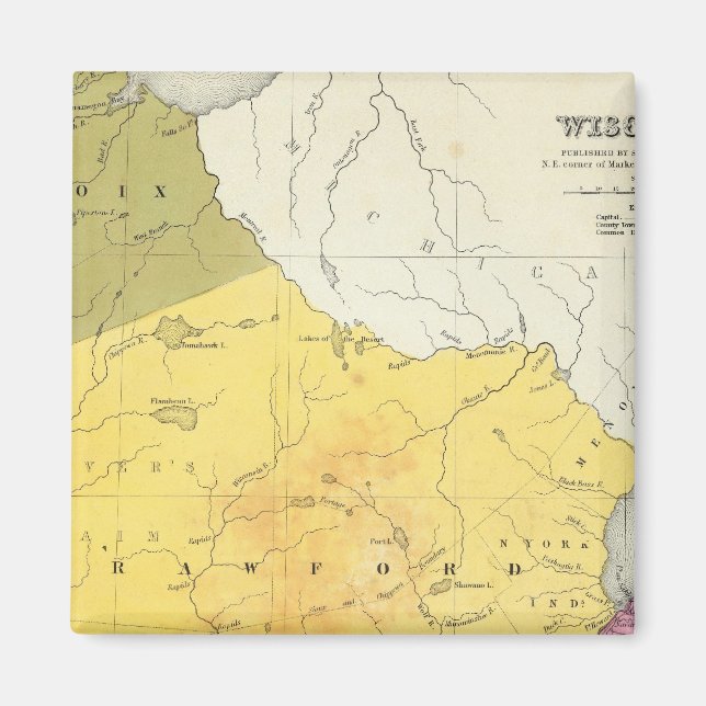 Wisconsin 4 magnet (Vorne)