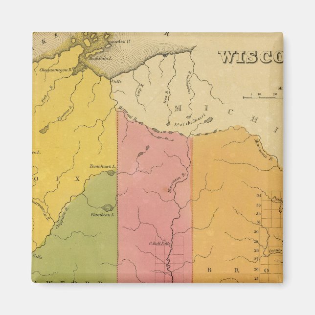Wisconsin 7 magnet (Vorne)