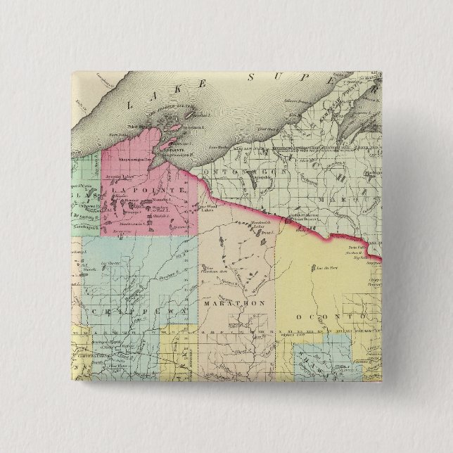 Wisconsin 8 button (Vorderseite)
