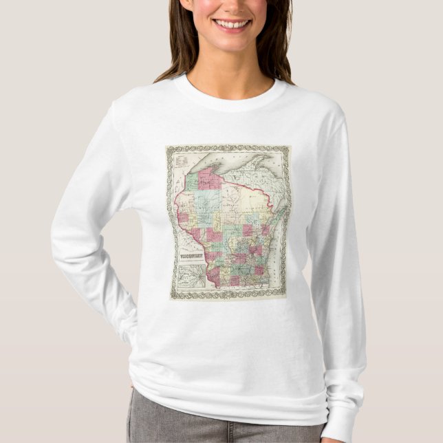 Wisconsin 8 T-Shirt (Vorderseite)