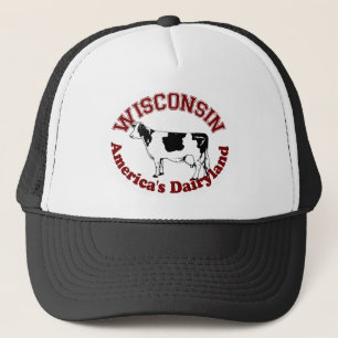 Wisconsin Amerikas Dairyland Truckerkappe