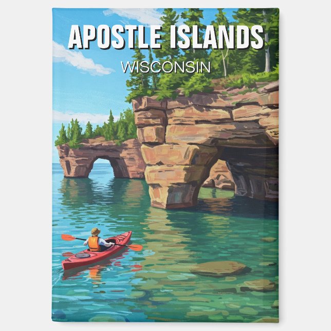 Wisconsin Apostle Islands National Lakeshore Magnet (Vorderseite)