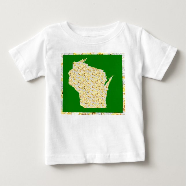 WISCONSIN BABY T-SHIRT (Vorderseite)