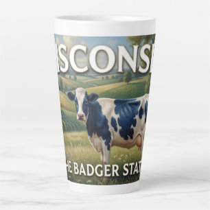 Wisconsin Badger State Farm Reise-Geschenk Milchtasse