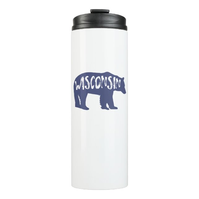 Wisconsin Bear Thermosbecher (Vorderseite)