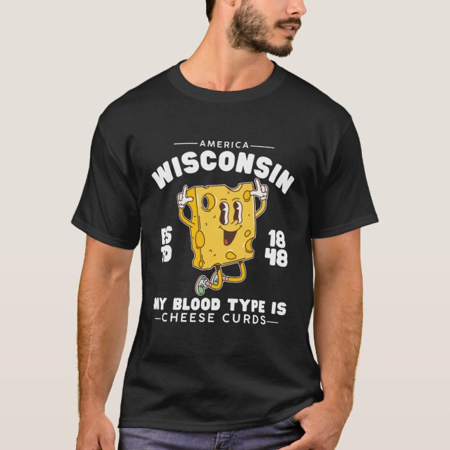 Wisconsin-Blutgruppe T-Shirt (Vorderseite)
