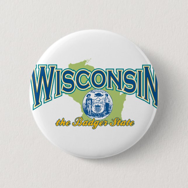 Wisconsin Button (Vorderseite)