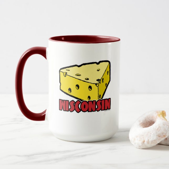 Wisconsin Cheese Wedge Tasse (Mit Donut)