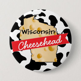 Wisconsin Cheesehead Button
