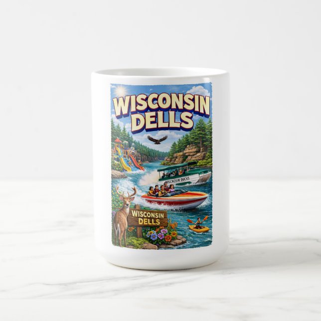 Wisconsin Dells Adventure – Waterparks and Ducks Kaffeetasse (Mittel)