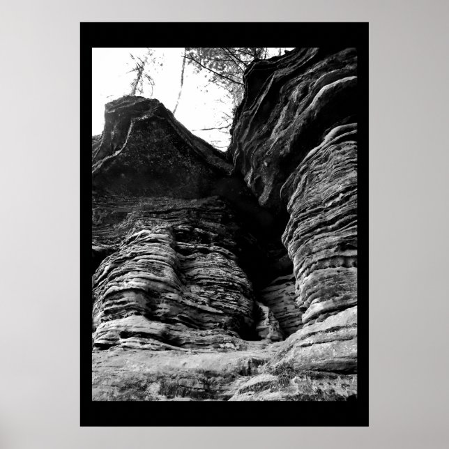 Wisconsin Dells Rocks Poster (Vorne)