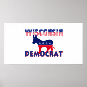 Wisconsin Demokrat Poster