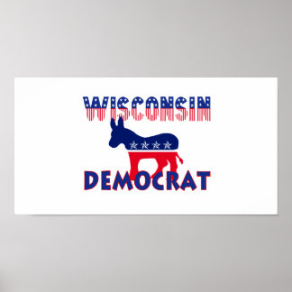 Wisconsin Demokrat Poster