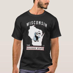 Wisconsin der Badger-Staat wurde 1848 gegründet T-Shirt