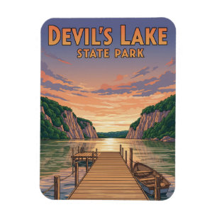 Wisconsin Devil's Lake Staat Park Travel Magnet