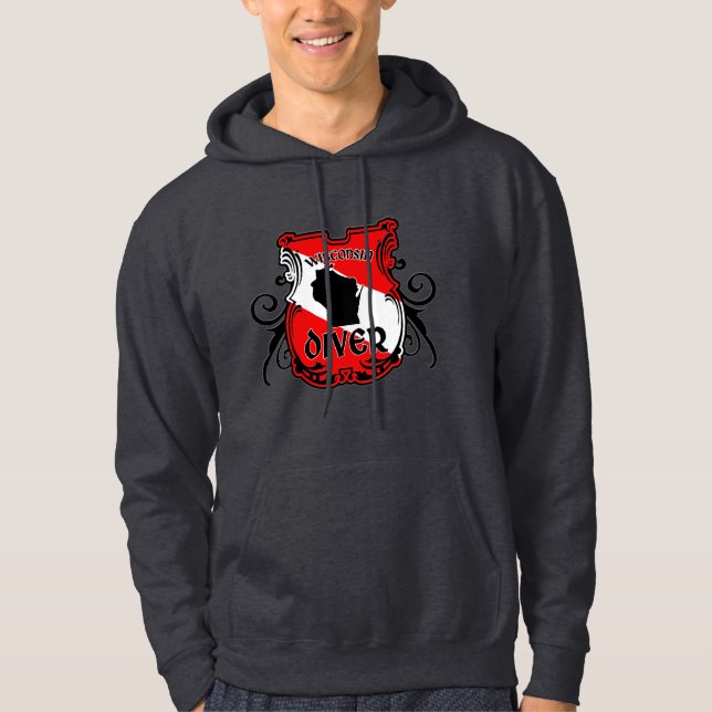 Wisconsin Diver Hoodie (Vorderseite)