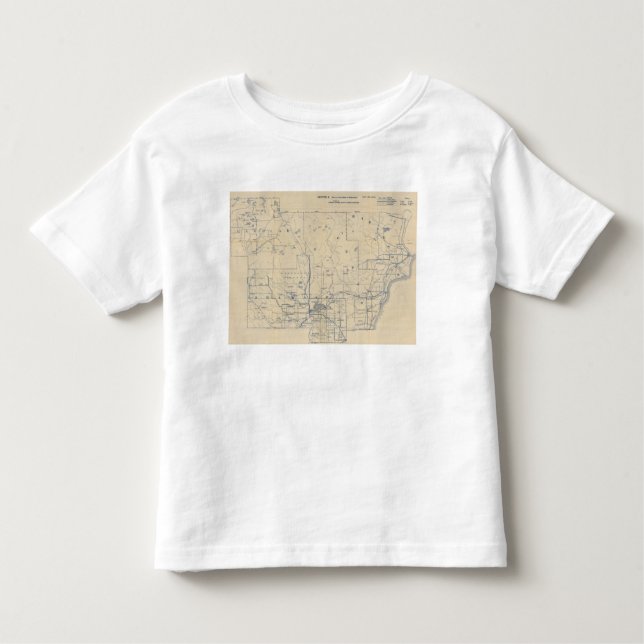 Wisconsin-Fahrrad-Straßenkarte 5 Kleinkind T-shirt (Vorderseite)