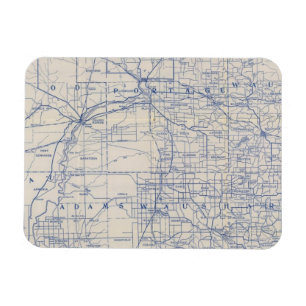Wisconsin Fahrradweg 2 Magnet