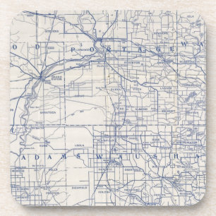 Wisconsin Fahrradweg 2 Untersetzer