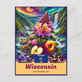 Wisconsin Faszinierender Charme: Sehenswürdigkeit Postkarte