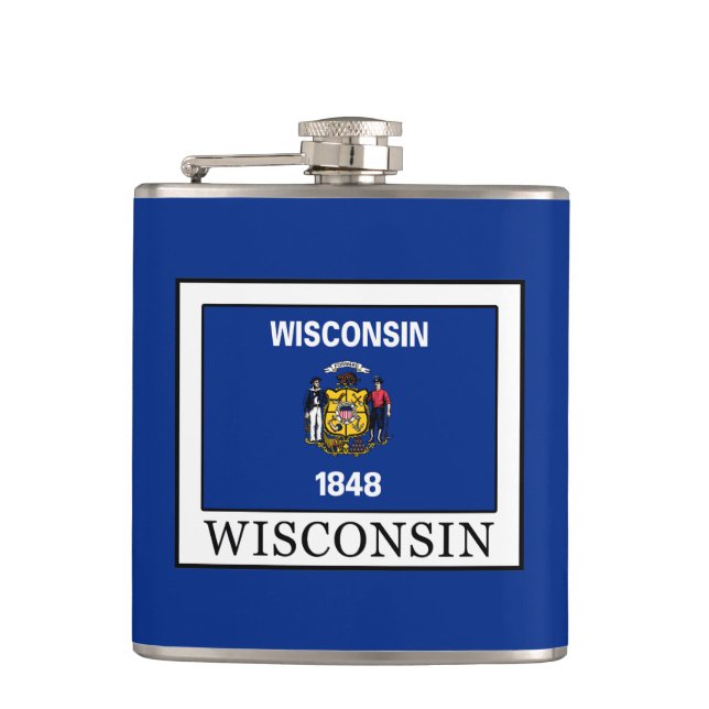 Wisconsin Flachmann (Vorderseite)