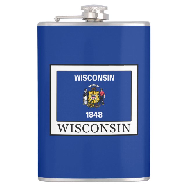 Wisconsin Flachmann (Vorderseite)