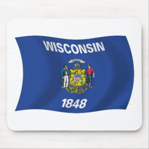 Wisconsin-Flag-Mauspad Mousepad