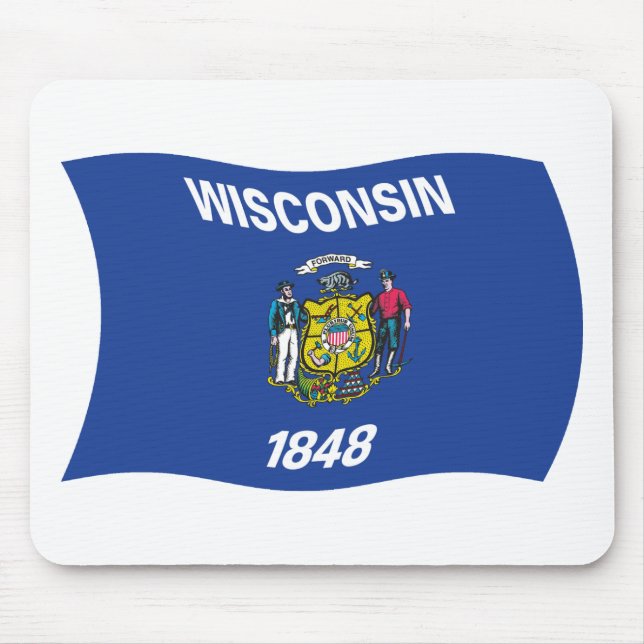 Wisconsin Flag Mousepad (Vorne)