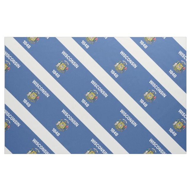 WISCONSIN-Flag Stoff (Yard (91,4 cm))