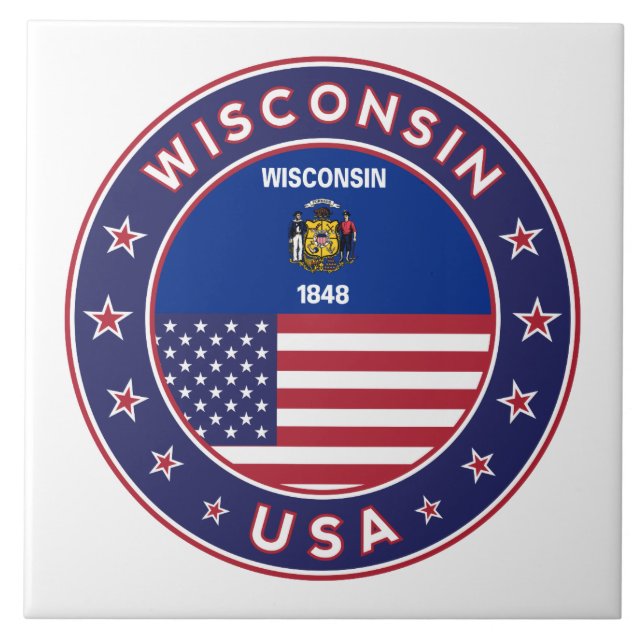 Wisconsin Fliese (Vorderseite)