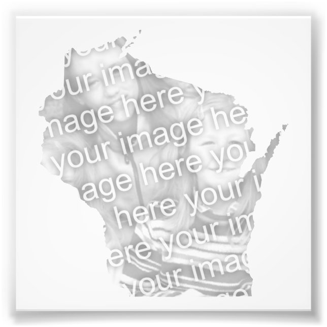 Wisconsin Form Gerahmtes Foto (Vorne)