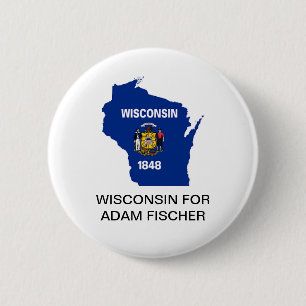 WISCONSIN für die Schaltfläche "ADAM FISCHER GOV Button