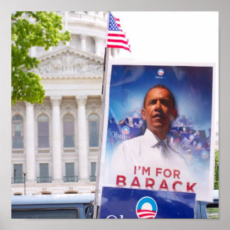 Wisconsin für Obama - Gewohnt Poster