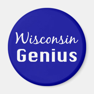 Wisconsin-Genie-Geschenke Magnet