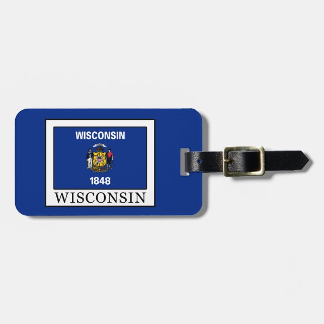 Wisconsin Gepäckanhänger (Vorderseite horizontal)