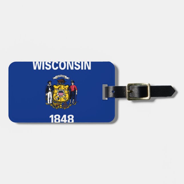 Wisconsin Gepäckanhänger (Vorderseite horizontal)