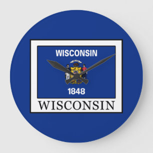 Wisconsin Große Wanduhr