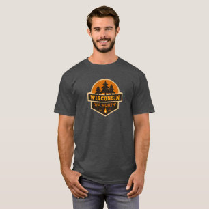 Wisconsin herauf NordT-Shirt T-Shirt