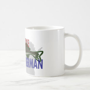 Wisconsin-Hornhautfleck-Fischer-Tasse Kaffeetasse
