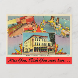 Wisconsin, Hotel La Crosse, La Crosse Postkarte