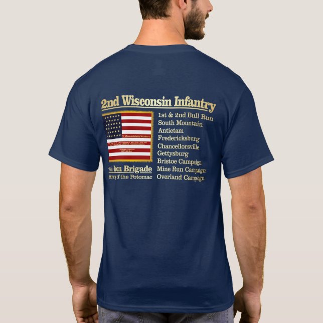 Wisconsin Infantry (BH) T - Shirt (Rückseite)