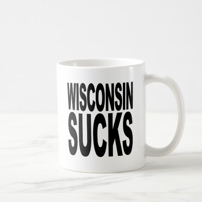 Wisconsin ist zum Kotzen Tasse (Rechts)