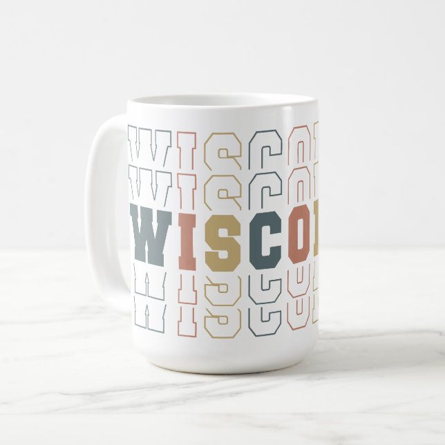 Wisconsin Kaffeetasse (Vorderseite Links)