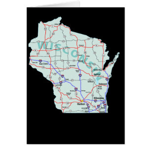Wisconsin Karte