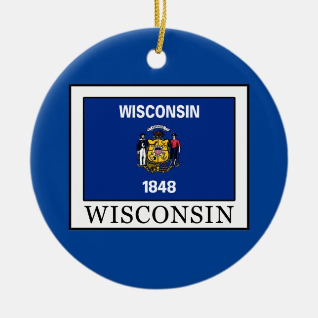 Wisconsin Keramikornament (Vorne)