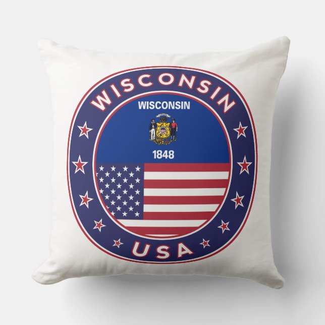 Wisconsin Kissen (Vorderseite)
